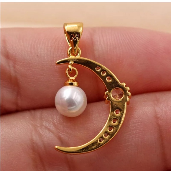 Pearl moon light pendant - Picture 4 of 4